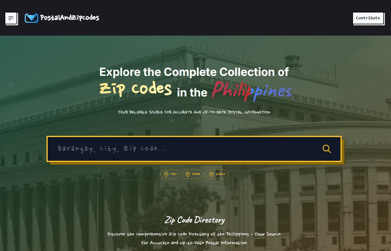 Postal & Zip Codes PH screenshot